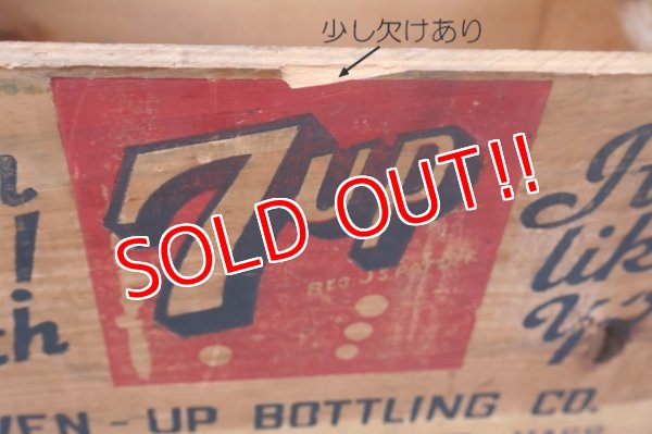 画像6: dp-251010-02 7 Up 1950's Wood Box