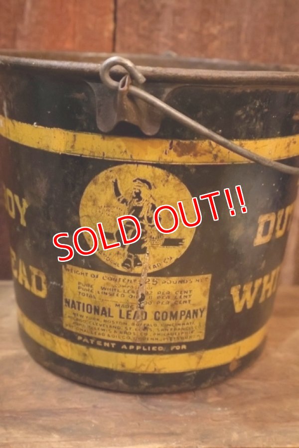 画像5: dp-251010-05 NATIONAL LEAD COMPANY / DUTCH BOY WHITE LEAD 1950's-1960's BUCKET