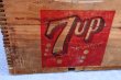 画像10: dp-251010-02 7 Up 1950's Wood Box