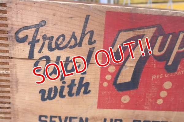 画像2: dp-251010-02 7 Up 1950's Wood Box