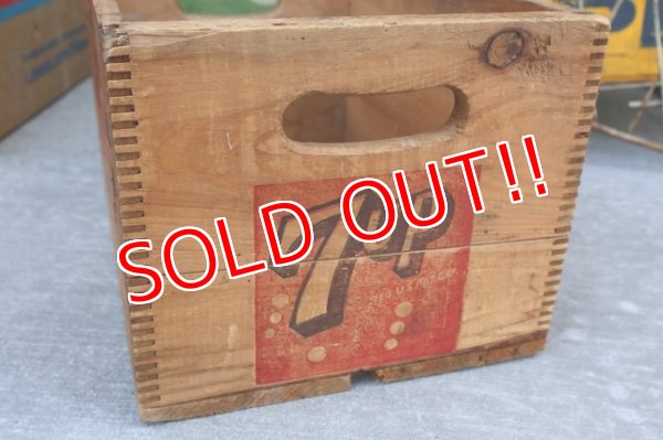 画像11: dp-251010-02 7 Up 1950's Wood Box