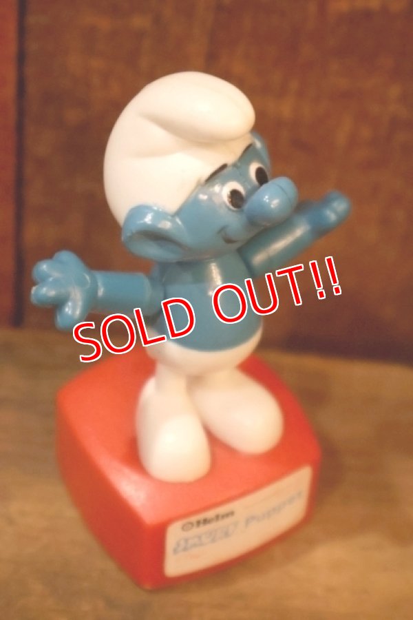画像2: ct-251010-01 Smurf / Helm 1980's Push Puppet