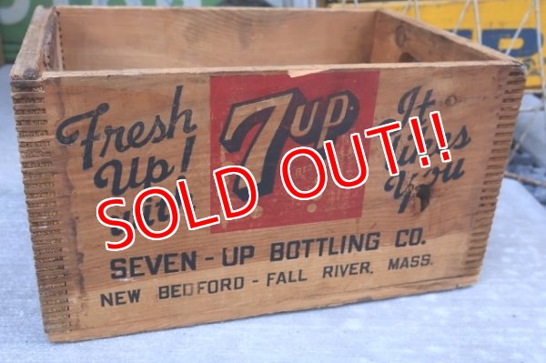 画像5: dp-251010-02 7 Up 1950's Wood Box