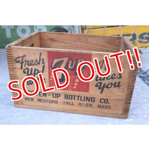 画像: dp-251010-02 7 Up 1950's Wood Box