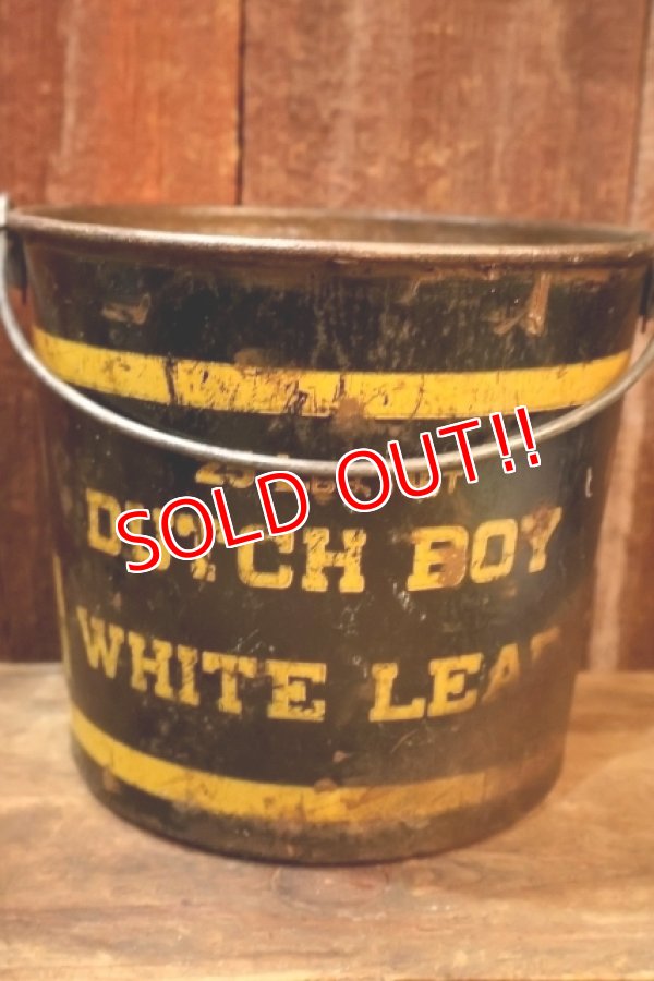 画像4: dp-251010-05 NATIONAL LEAD COMPANY / DUTCH BOY WHITE LEAD 1950's-1960's BUCKET