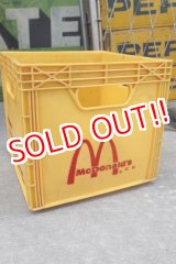 画像: dp-251010-01 McDonald's 1960's-1970's Plastic Milk Crate