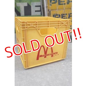 画像: dp-251010-01 McDonald's 1960's-1970's Plastic Milk Crate