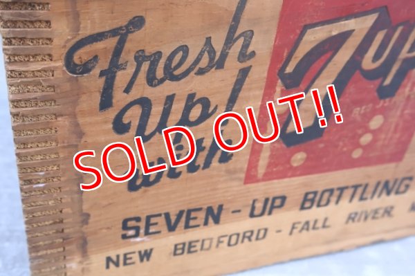 画像8: dp-251010-02 7 Up 1950's Wood Box