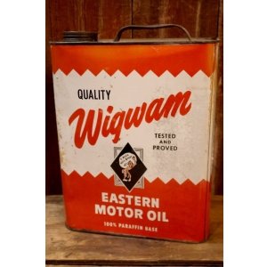 画像: dp-251008-87 Wigwam EASTERN MOTOR OIL 2 U.S. GALLONS CAN