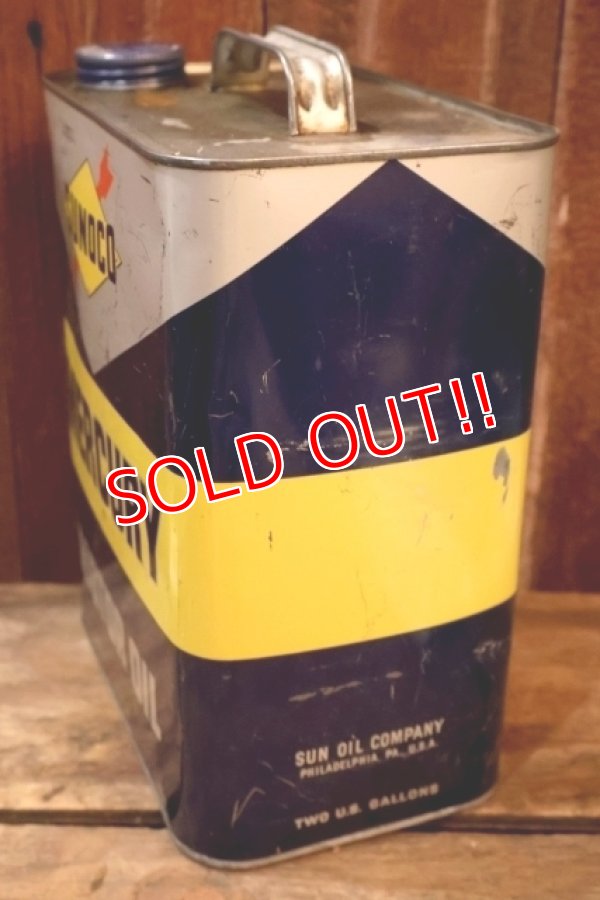 画像5: dp-251008-87 SUNOCO MERCURY MOTOR OIL 2 U.S. GALLONS CAN