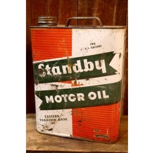 画像: dp-251008-87 SUPERIOR PRODUCT Standby MOTOR OIL 2 U.S. GALLONS CAN