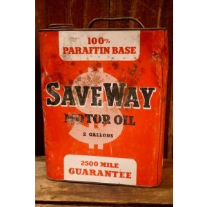 画像: dp-251008-87 SAVE WAY MOTOR OIL 2 U.S. GALLONS CAN