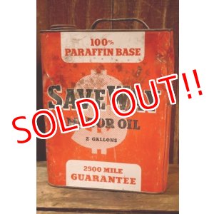 画像: dp-251008-87 SAVE WAY MOTOR OIL 2 U.S. GALLONS CAN