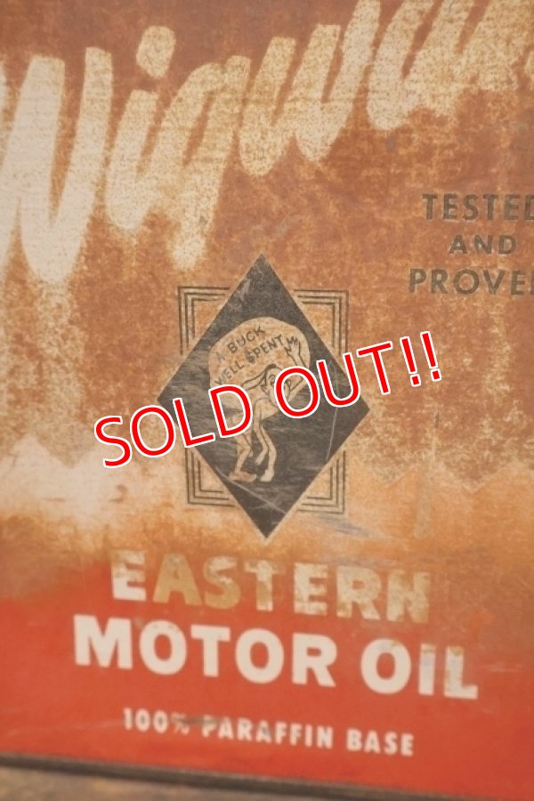 画像4: dp-251008-87 Wigwam EASTERN MOTOR OIL 2 U.S. GALLONS CAN