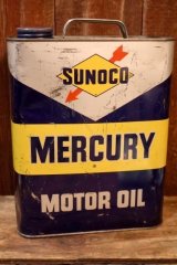 画像: dp-251008-87 SUNOCO MERCURY MOTOR OIL 2 U.S. GALLONS CAN