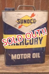 画像: dp-251008-87 SUNOCO MERCURY MOTOR OIL 2 U.S. GALLONS CAN