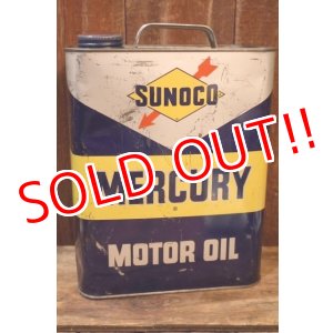 画像: dp-251008-87 SUNOCO MERCURY MOTOR OIL 2 U.S. GALLONS CAN