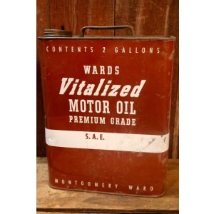 画像: dp-251008-87 WARDS Vitalized MOTOR OIL 2 U.S. GALLONS CAN