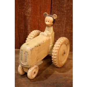 画像: ct-251010-14 Mickey Mouse / SUN RUBBER 1940's Mickey's Tractor