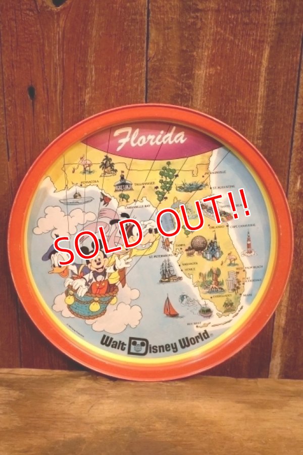 画像1: ct-251010-27 Walt Disney World / 1970's-1980's Tin Tray