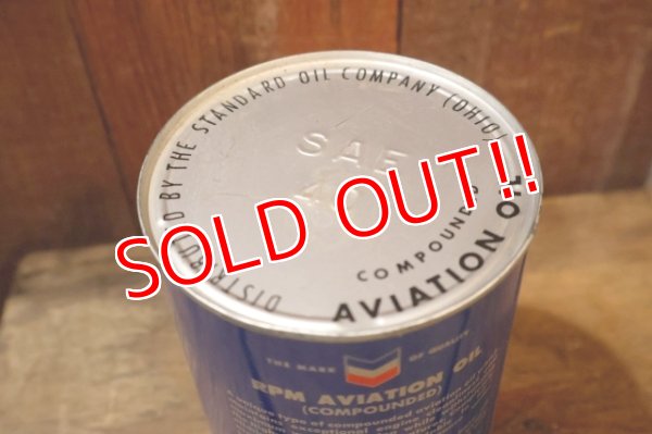 画像5: dp-251008-87 RPM 1950's AVITATION OIL COMPOUNDED ONE QUART CAN