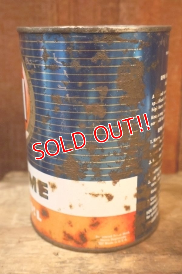 画像4: dp-251008-87 RPM 1960's SUPREME MOTOR OIL ONE QUART CAN