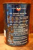 画像2: dp-251008-87 RPM 1960's SUPREME MOTOR OIL ONE QUART CAN