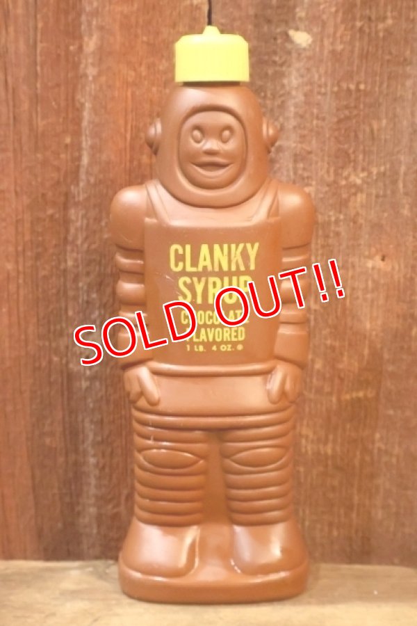 画像1: ct-251010-03 FAMILY FOODS INC. 1964 CLANKY SYLUP CHOCOLATE FLAVER BOTTLE