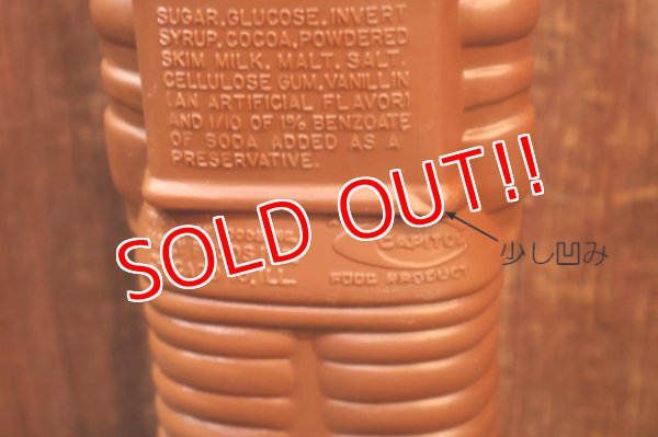 画像7: ct-251010-03 FAMILY FOODS INC. 1964 CLANKY SYLUP CHOCOLATE FLAVER BOTTLE