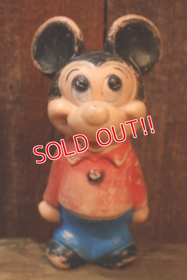 画像1: ct-251010-24 Mickey Mouse / 1970's Bowling Pin Toy Figure