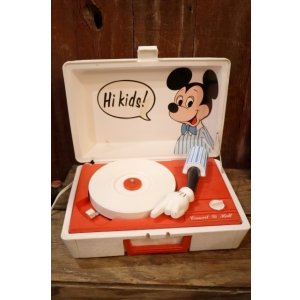 画像: ct-251105-43 Mickey Mouse / Concent Hall 1960's-1970's Record Player