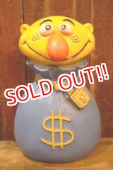 画像: ct-251105-50 PLAY PAL PLASTIC. 1971 "Mr. Moneybags" Coin Bank