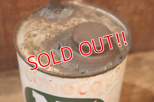 画像6: dp-251008-87 CONOCO 1940's N th MOTOR OIL ONE U.S. QUART CAN