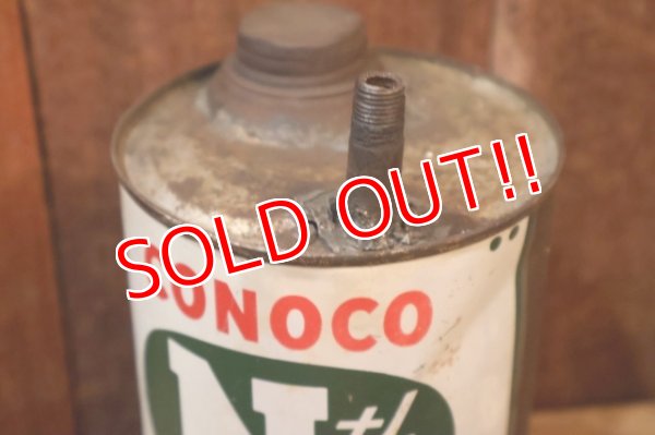 画像5: dp-251008-87 CONOCO 1940's N th MOTOR OIL ONE U.S. QUART CAN