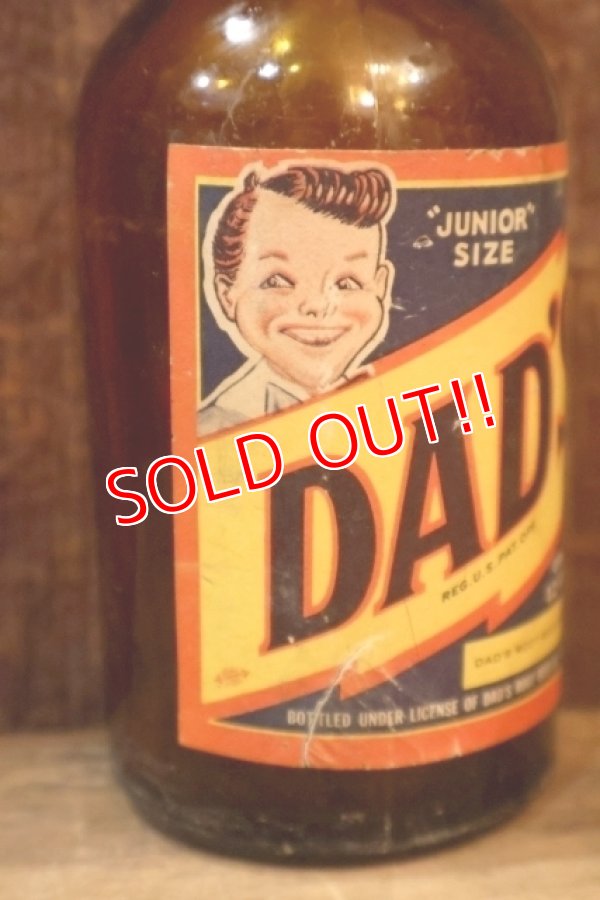 画像2: dp-251105-01 DAD'S ROOT BEER / 1950's "JUNIOR SIZE" 12 FLUID OZ. BOTTLE