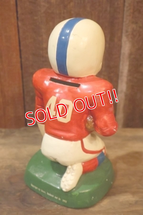 画像5: dp-251105-33 Sears 1970's Chalk Ware Football Player Coin Bank