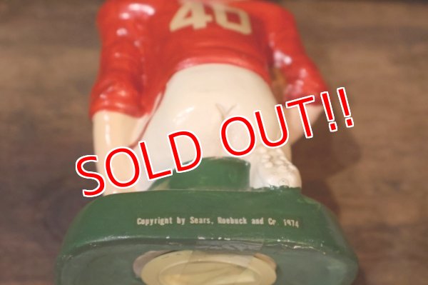 画像8: dp-251105-33 Sears 1970's Chalk Ware Football Player Coin Bank