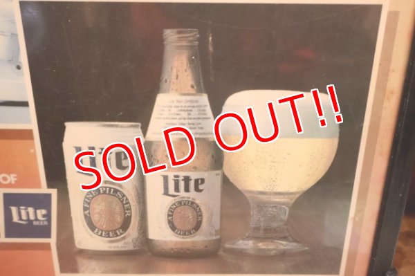 画像4: dp-251008-11 New England Patriots × Lite Beer 1980's-1990's Plastic Sign
