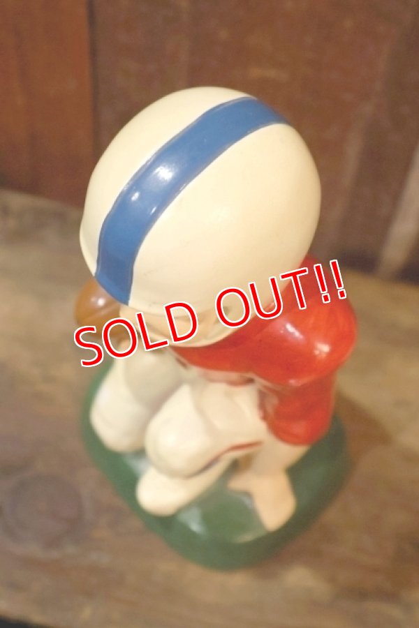 画像6: dp-251105-33 Sears 1970's Chalk Ware Football Player Coin Bank