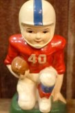 画像2: dp-251105-33 Sears 1970's Chalk Ware Football Player Coin Bank