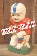 画像: dp-251105-33 Sears 1970's Chalk Ware Football Player Coin Bank