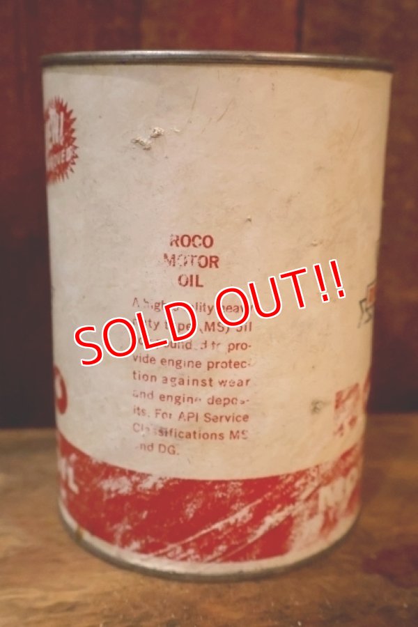 画像4: dp-251008-72 RICHFIELD 1960's ROCO MOTOR OIL ONE U.S. QUART CAN