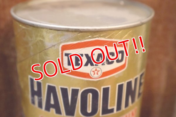 画像2: dp-251008-87 TEXACO 1970's HAVOLINE SUPER PREMIUM OIL ONE U.S. GALLON CAN