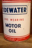 画像2: dp-251008-87 TIDEWATER OIL SERVICE 1950's MOTOR OIL ONE U.S. QUART CAN