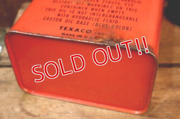 画像7: dp-251008-72 TEXACO AIRCRAFT HYDRAULIC OIL ONE U.S. GALLON CAN