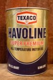 画像1: dp-251008-87 TEXACO 1970's HAVOLINE SUPER PREMIUM OIL ONE U.S. GALLON CAN