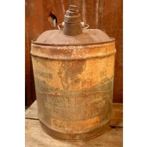 画像: dp-251008-82 NOURSE OIL Co, 〜1940's FRICTION PROOF MOTOR OIL 5 U.S. GALLONS CAN