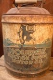 画像3: dp-251008-82 NOURSE OIL Co, 〜1940's FRICTION PROOF MOTOR OIL 5 U.S. GALLONS CAN