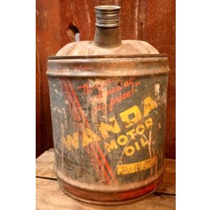 画像: dp-251008-85 WANDA 1940's-1950's MOTOR OIL 5 U.S. GALLONS CAN