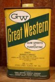 画像3: dp-251008-87 GREAT WESTERN GUM SPIRUTS OF TURPENTINE 1 PINT CAN